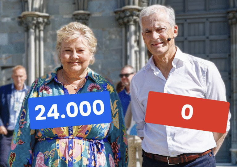 Høyre vs Ap