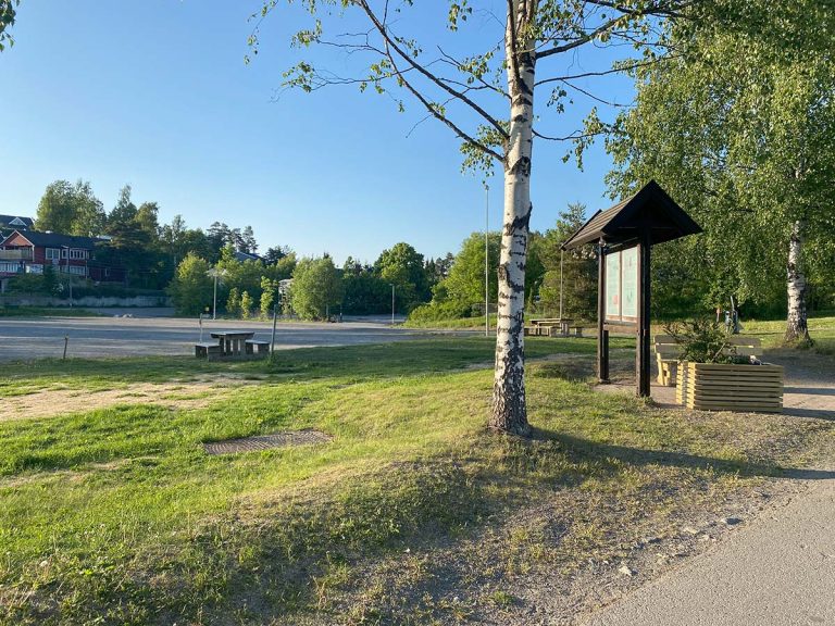 Bilde av fotballbanen på Løvenstad