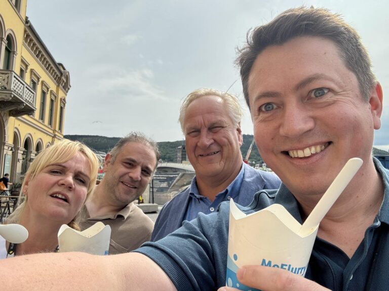 Kristin Surlien, Fatih Yakici, Kjell Arne Hermansen og Andreas Muri