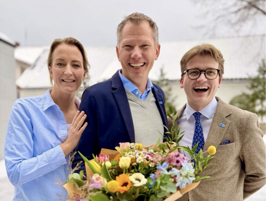 Sandra Bruflot, Kjetil Kivle og Simen Murud.