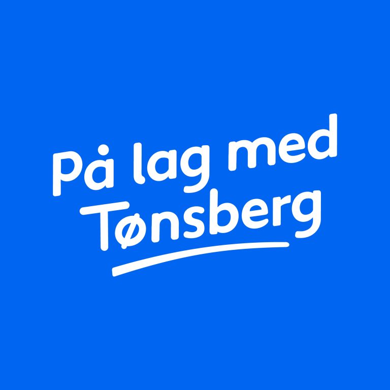 Bilde med teksten "På lag med Tønsberg"