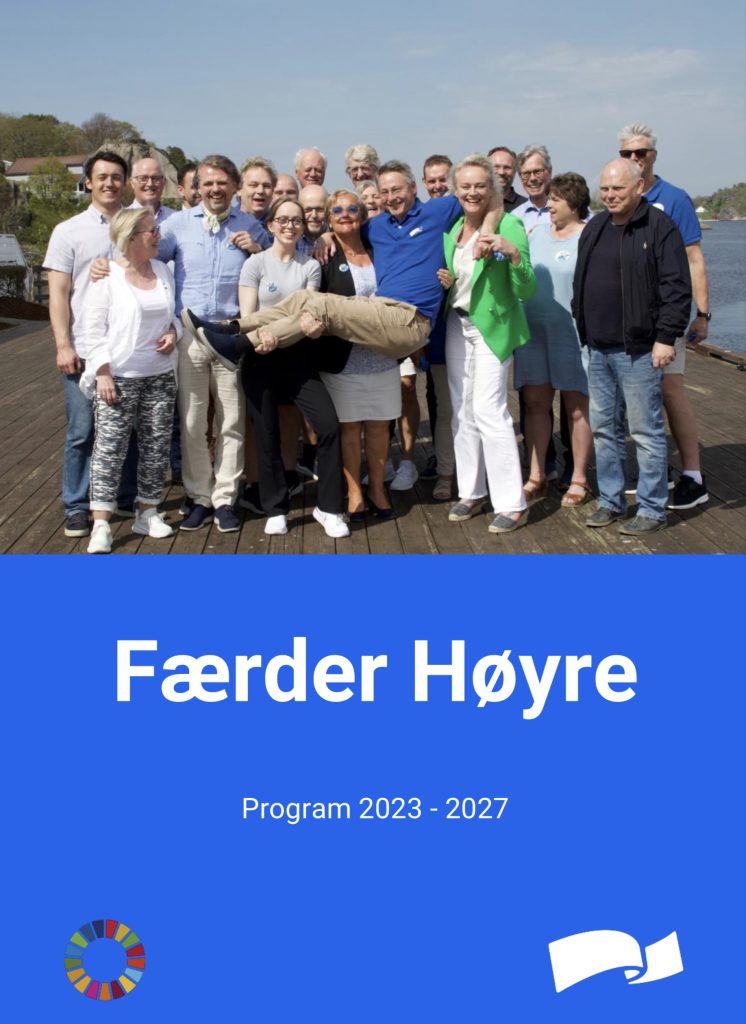 Færder Høyre program 2023 - 2027 forside