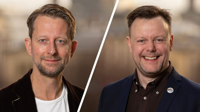 Leder Helge Ytterøy L'orange og utvalgsmedlem Håkon Rønning Vahl, Åpne Høyre