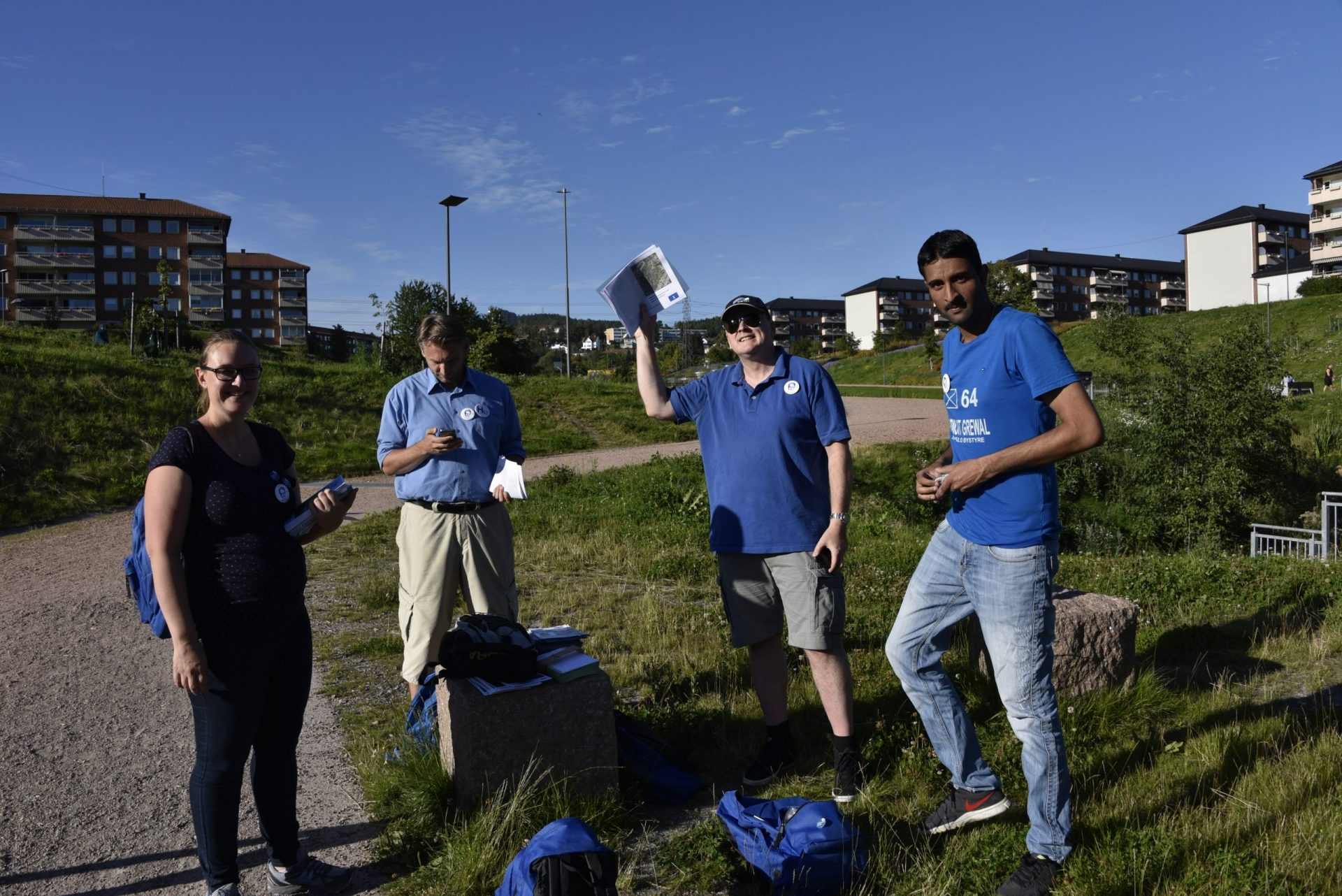 Noen fra bu-gruppen i Bjerke Høyre