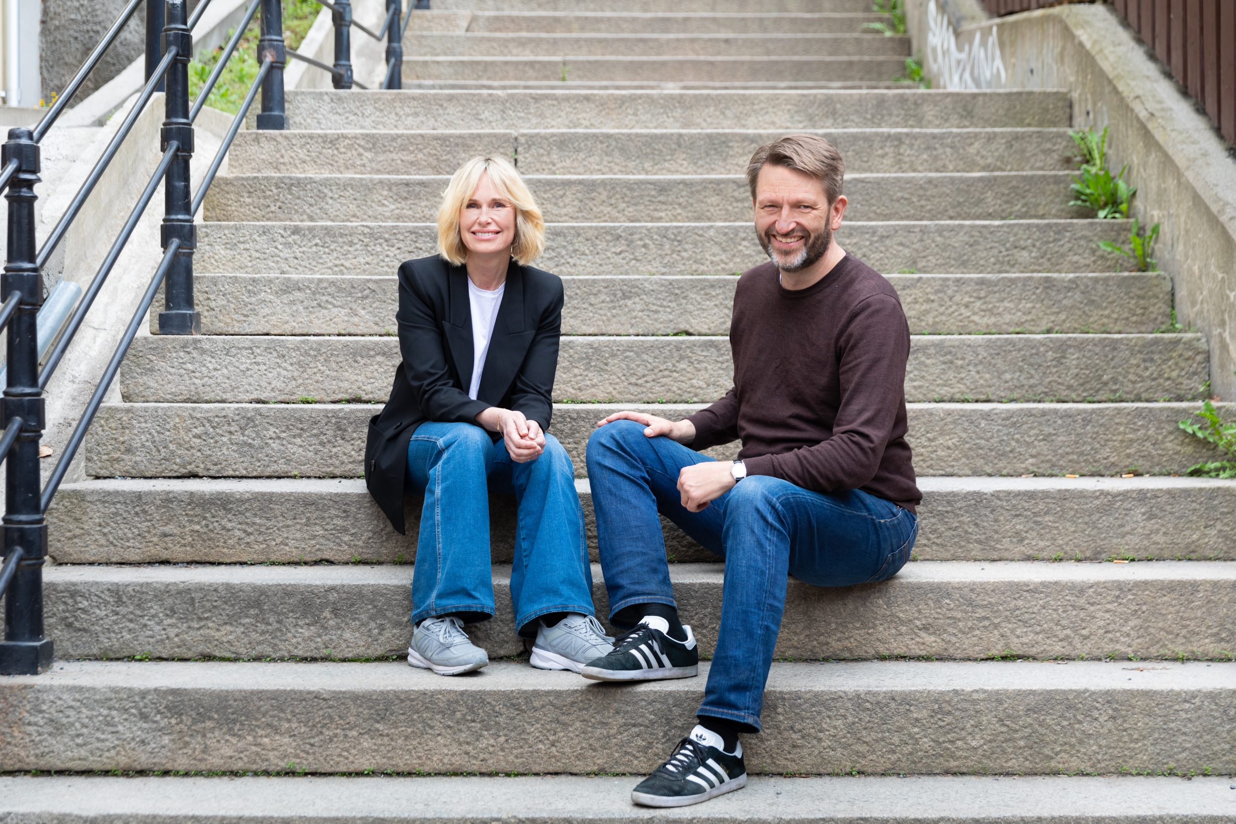 Anne Lindboe og Eirik Lae Solberg