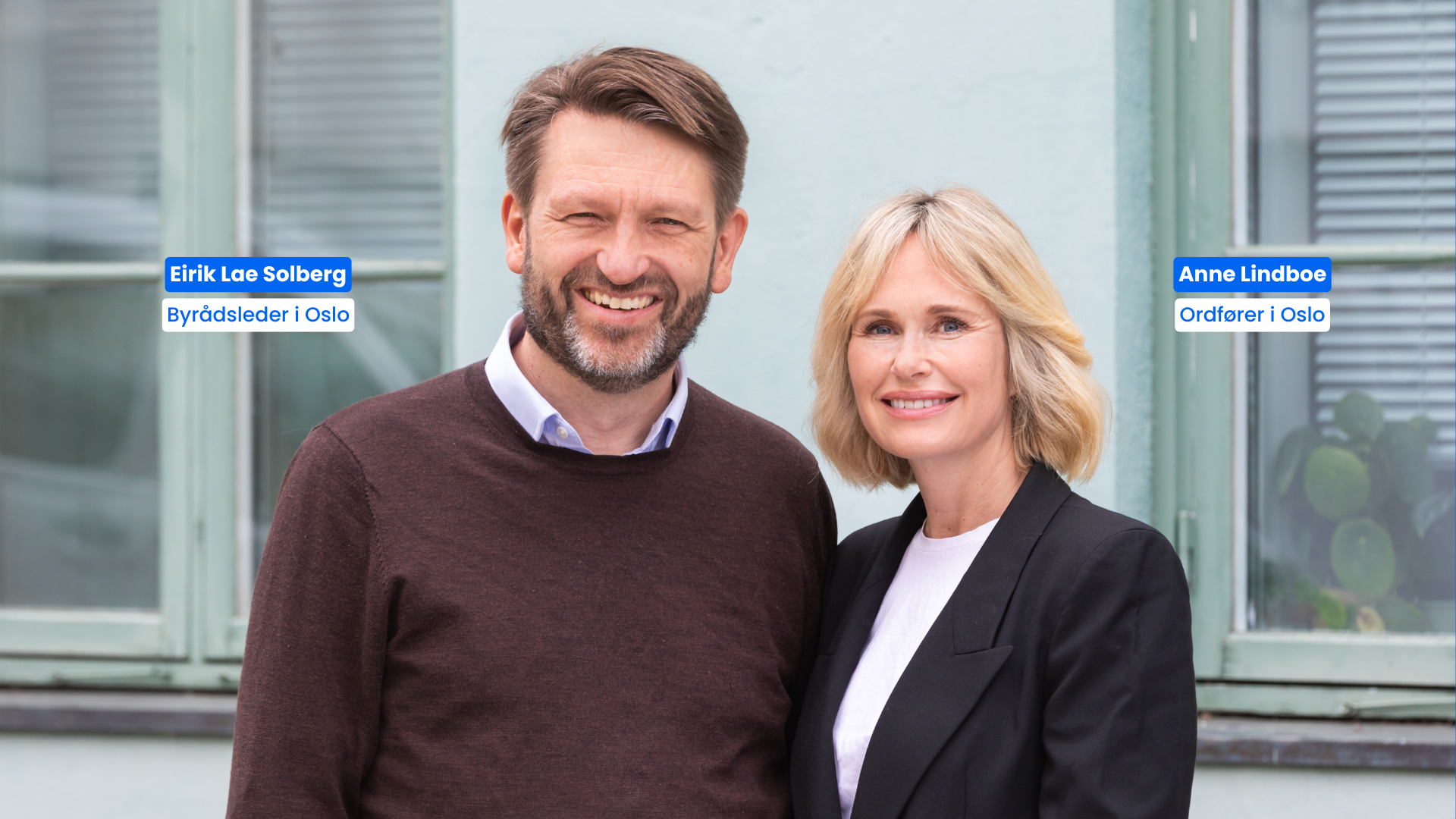 Eirik Lae Solberg og Anne Lindboe