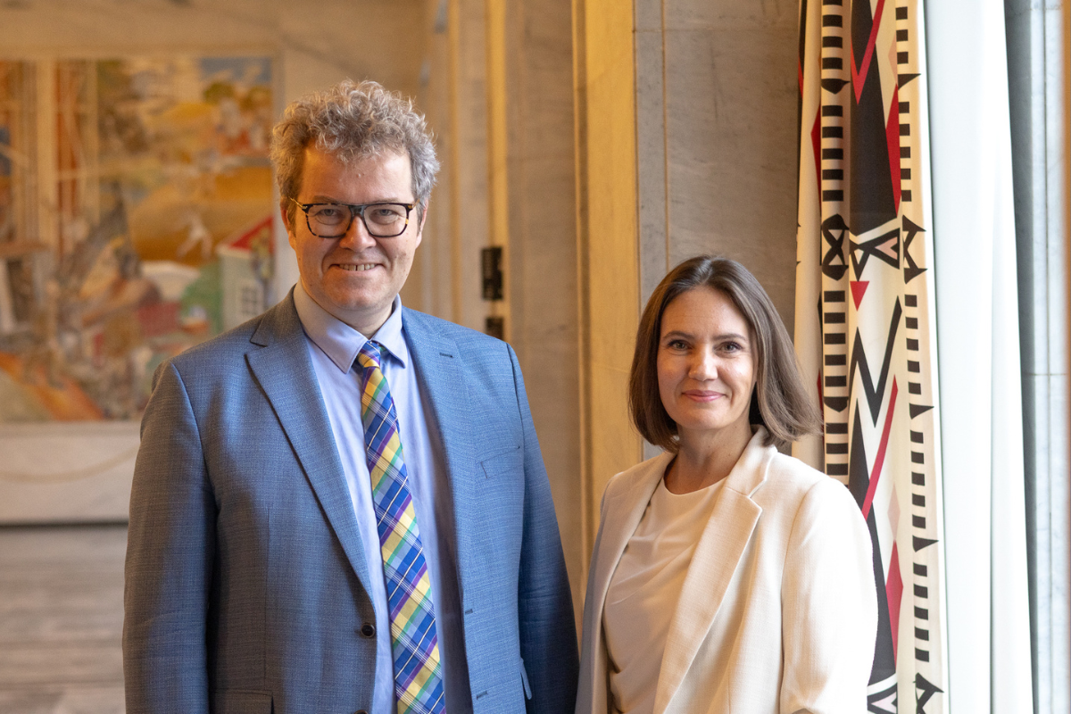 Bjørgulv Vinje Borgundvaag og Julie Remen Midtgarden