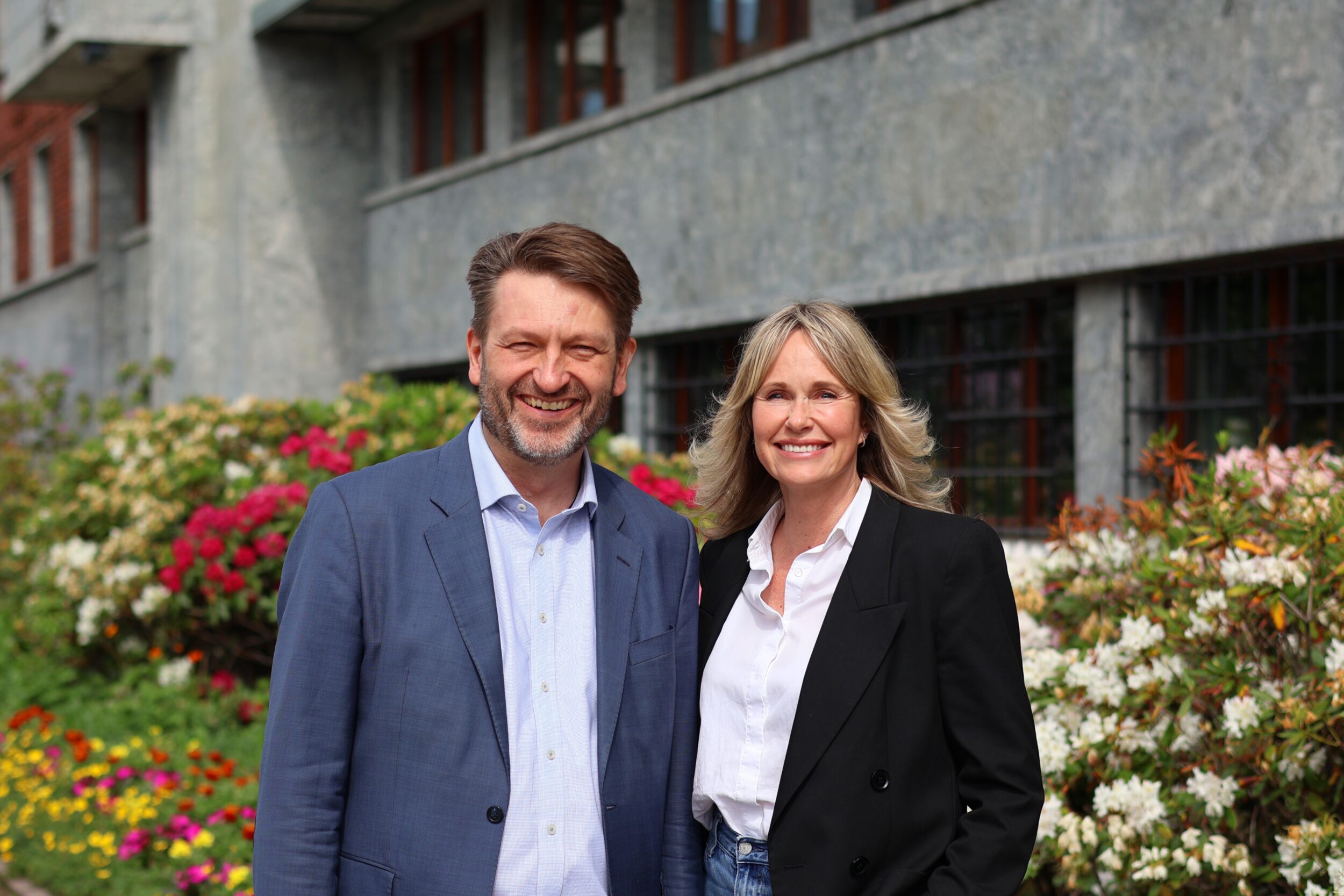 Anne Lindboe og Eirik Lae Solberg