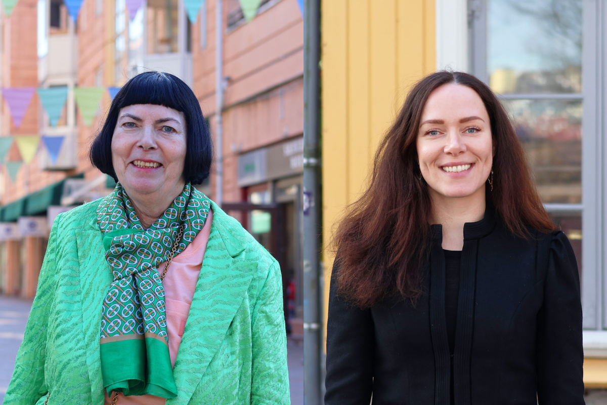 Merete Agerbak-Jensen og Ingeborg Tennes