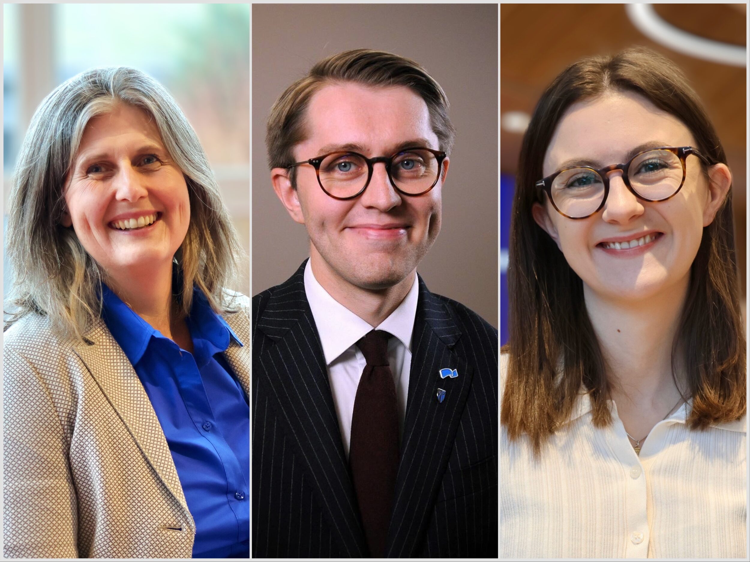 Rita Kilvær, foto Mona Grann-Meyer. Mathias Willassen Hanssen, foto Tønsberg Kommune. Hedda Wike, Foto Mona Grann-Meyer.