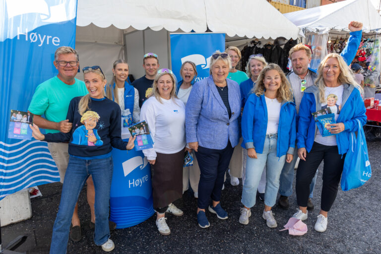 Erna på stand under Tall Ships races 2025