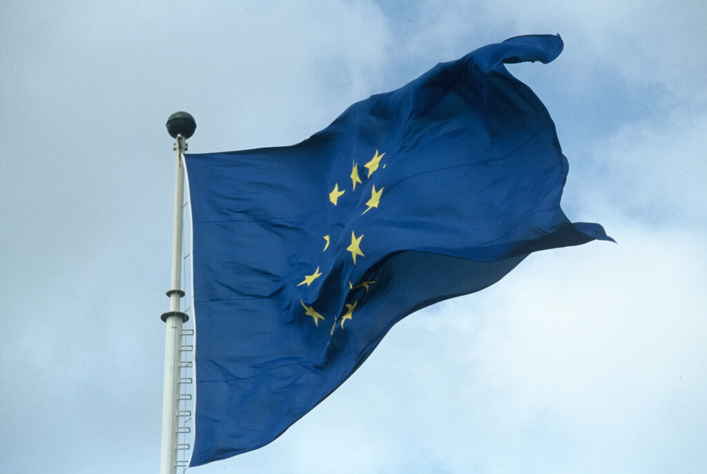 European flag - 
Copyright European Communities, 1991, Photographer: Christian Lambiotte