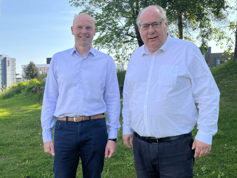 Joakim Ekseth (H) og Per-Gunnar Sveen (Ap)
