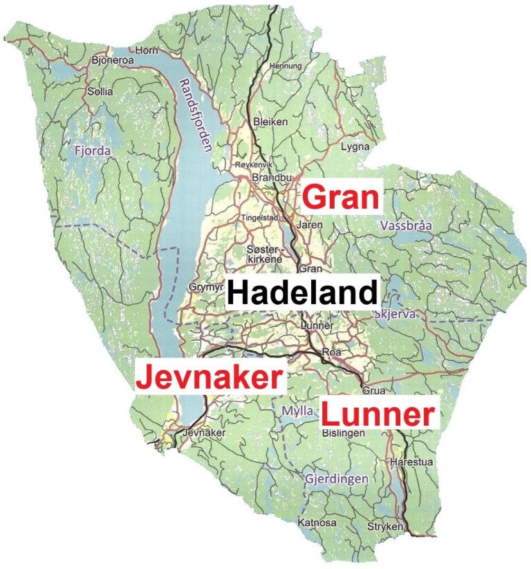 Hadelandskommunene i Akershus